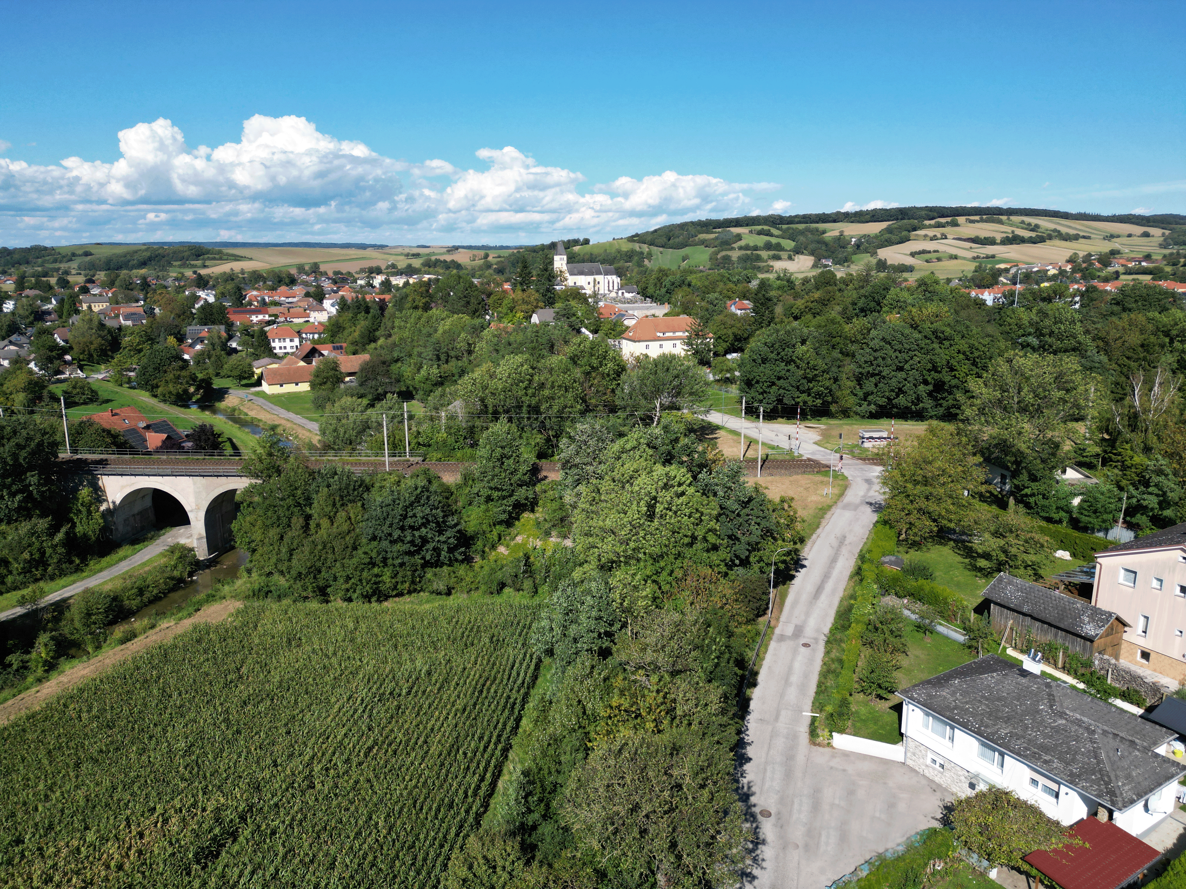 Böheimkirchen — Drohnenaufnahme des Bestands