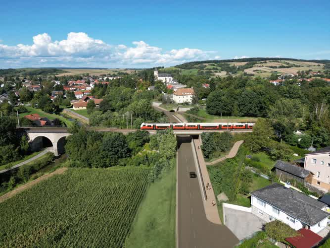 Böheimkirchen — Visualisierung des geplanten Zustands